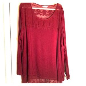 Blouse jersey knit soft